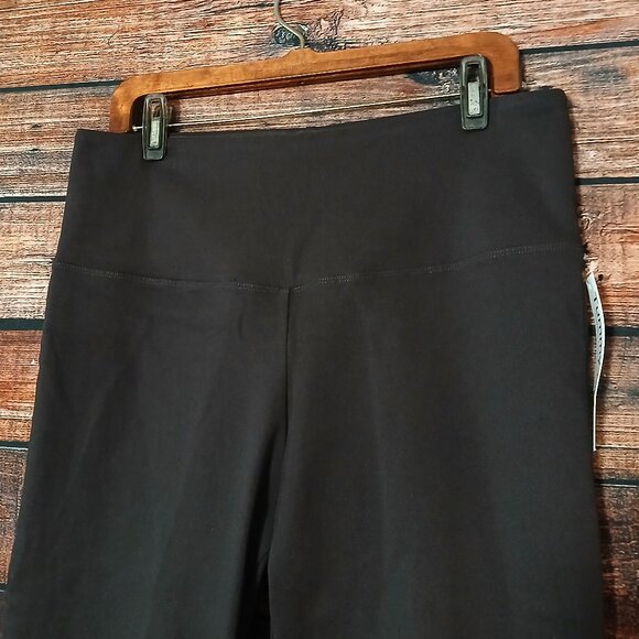 NWT Jones New York Pants 1X Brown Pull On Ponte Leggings Tummy Control Crop - Picture 4 of 8